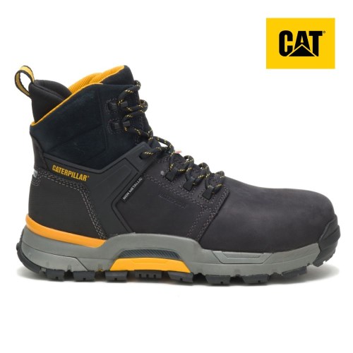 Caterpillar EDGE Waterproof Nano Toe CSA Werkschoenen Heren Zwart (CKTD.NL)